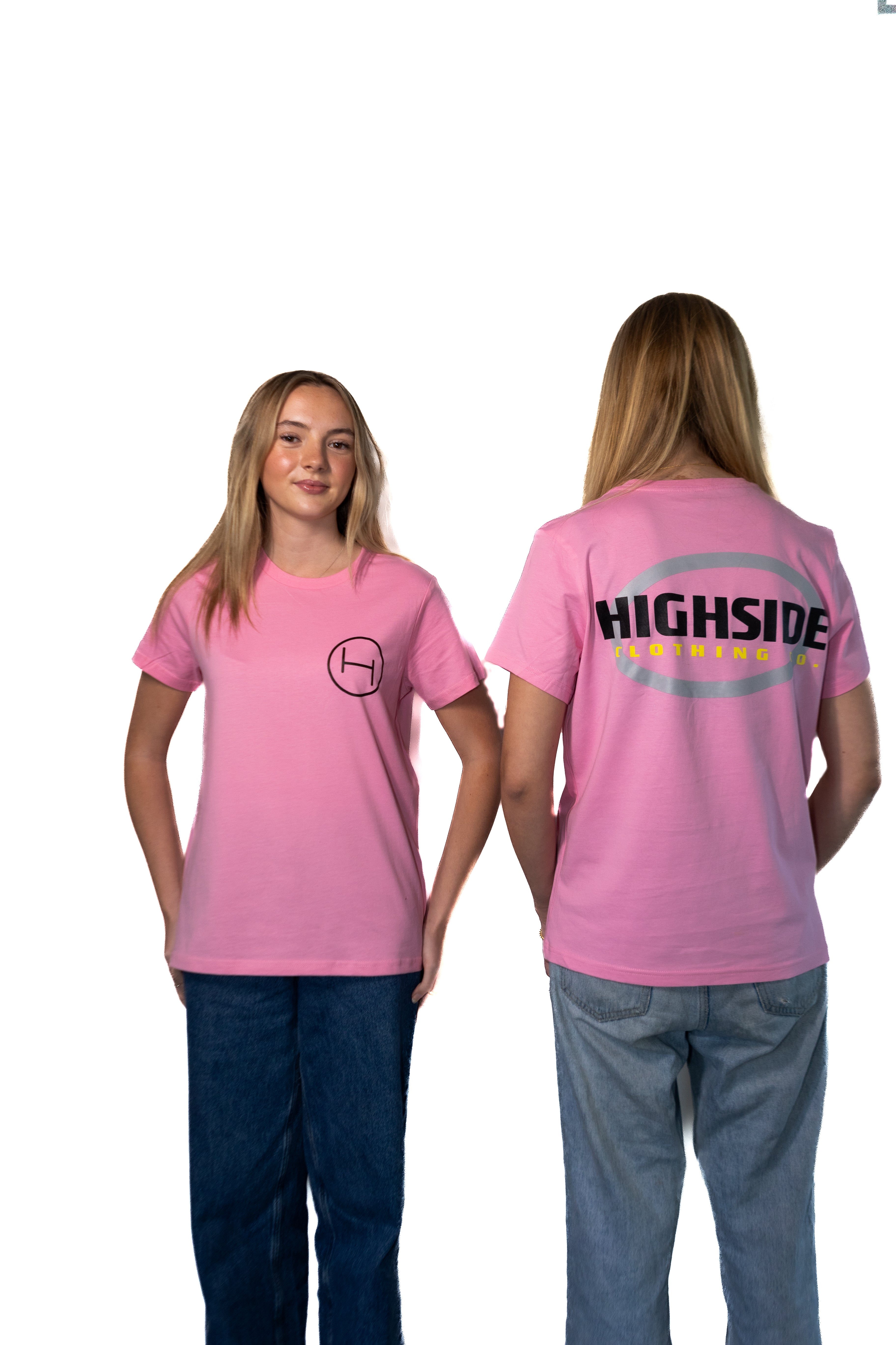 Women’s T-Shirt (Charity Pink) | Highside Clothing Company