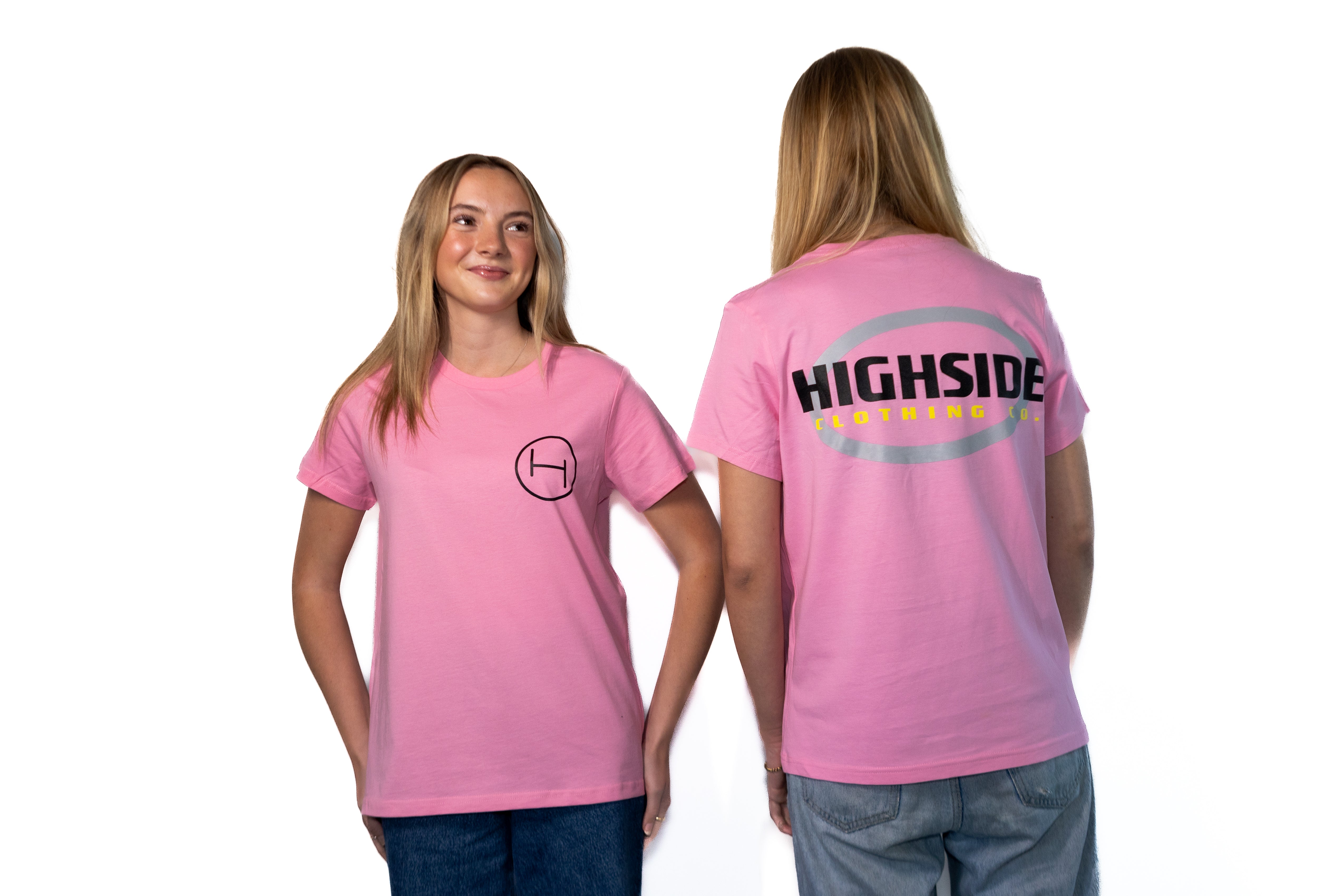 Women’s T-Shirt (Charity Pink) | Highside Clothing Company