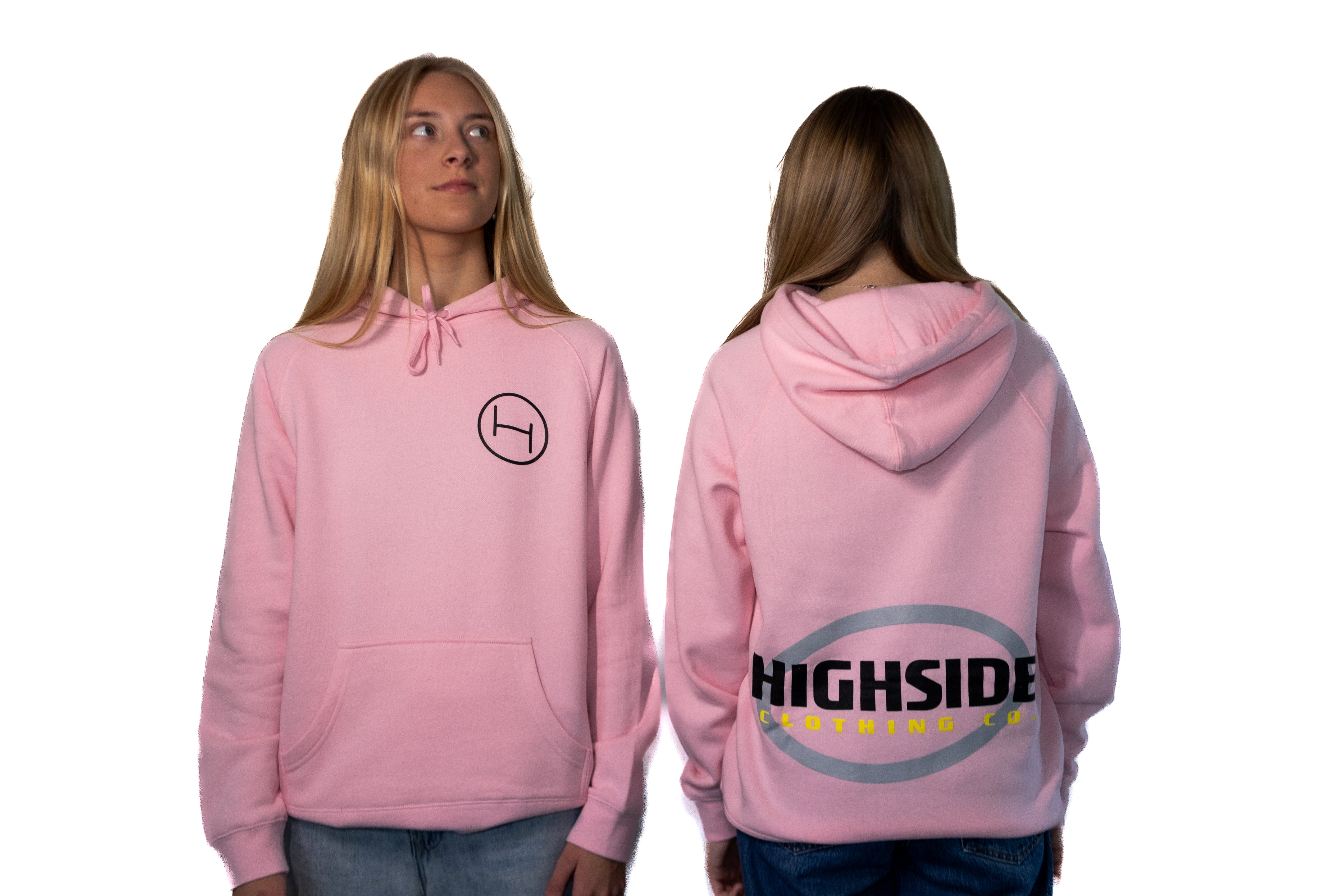 Womens Hoodie (Bubblegum Pink) | Highside Clothing Company