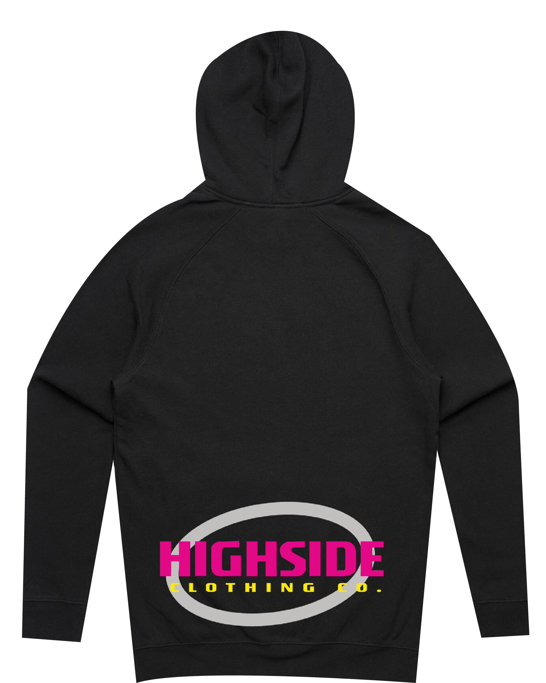 Womens Hoodie (Black) | Highside Clothing Company
