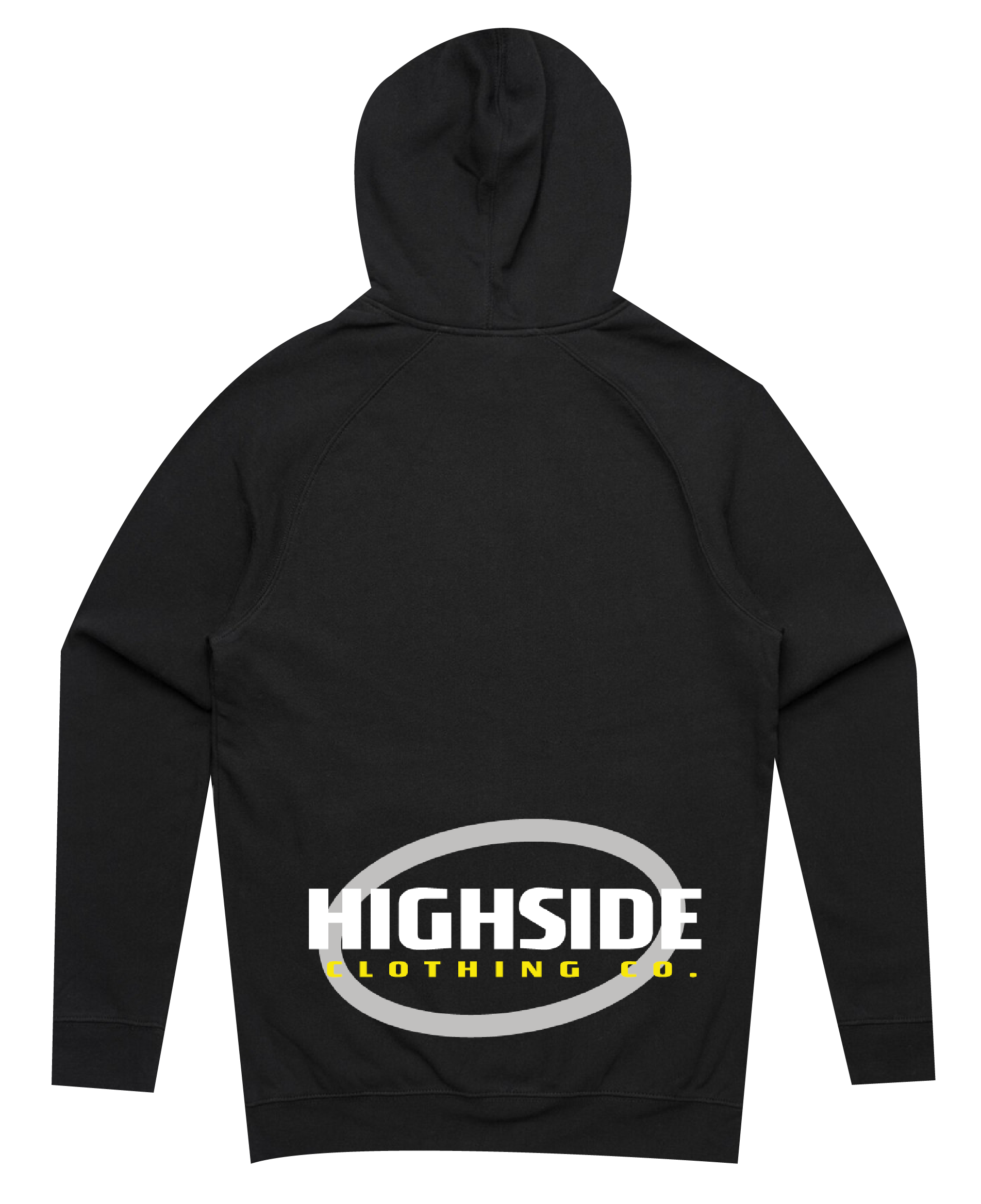 Mens Hoodie (Black) | Highside Clothing Company