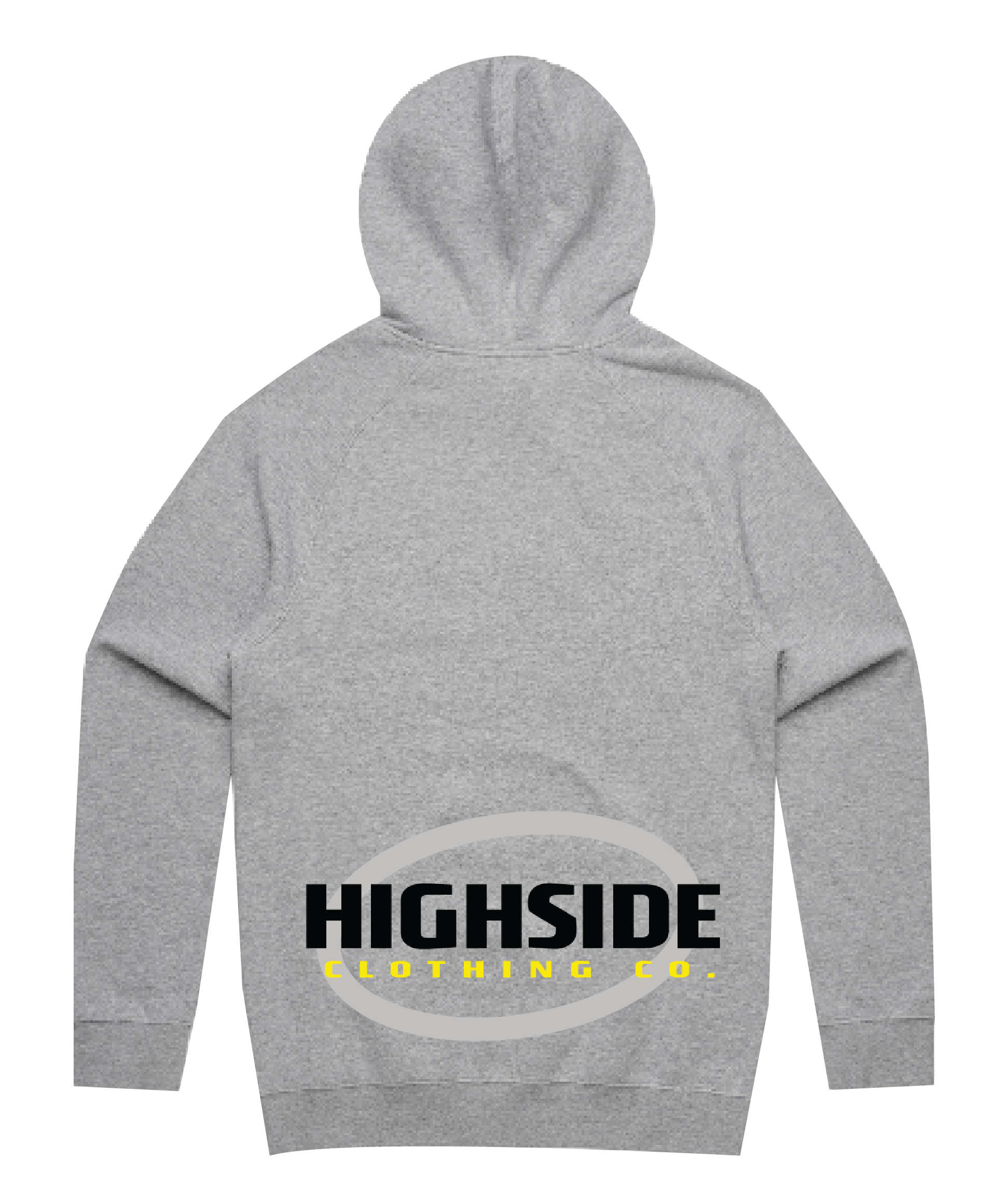 Mens Hoodie (Grey Marle) | Highside Clothing Company