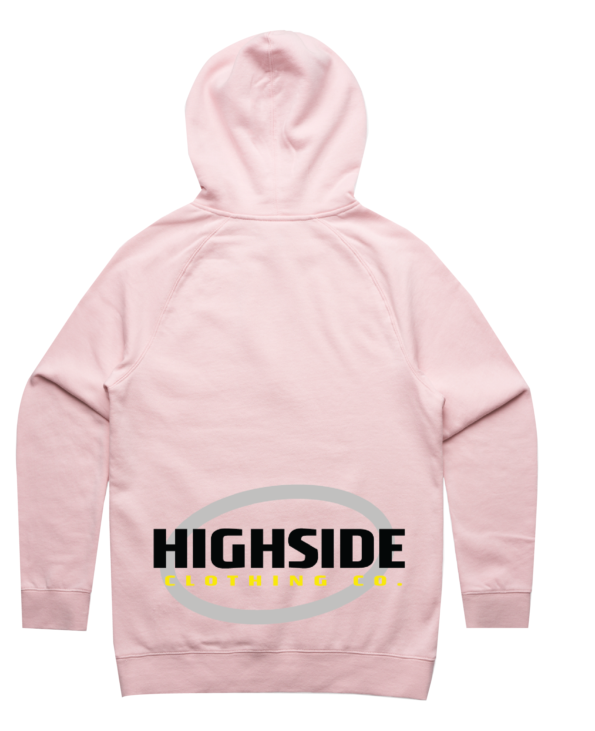 Womens Hoodie (Bubblegum Pink) | Highside Clothing Company